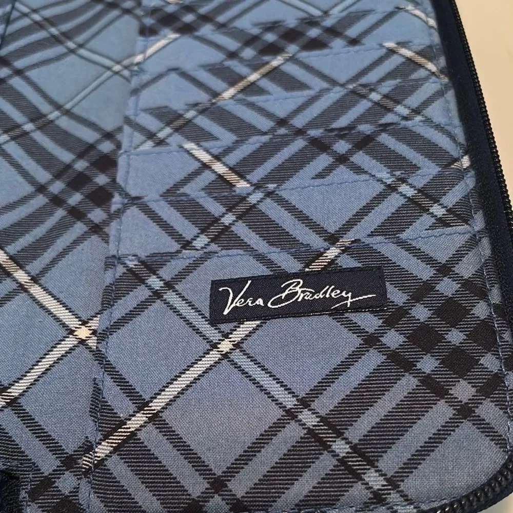 Vera Bradley Navy and White Patterned Wallet